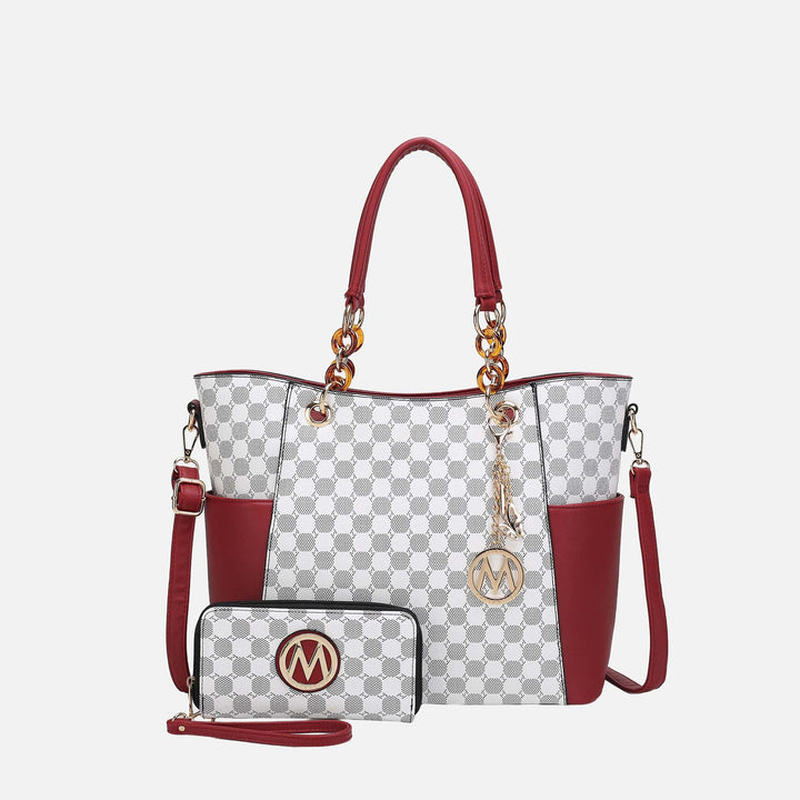 MKF Collection By Mia K Merlina Tote Bag And Wallet Set