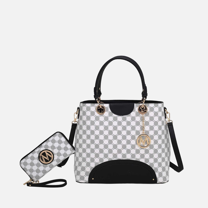 MKF Collection By Mia K Gabriella Handbag And Wallet Set