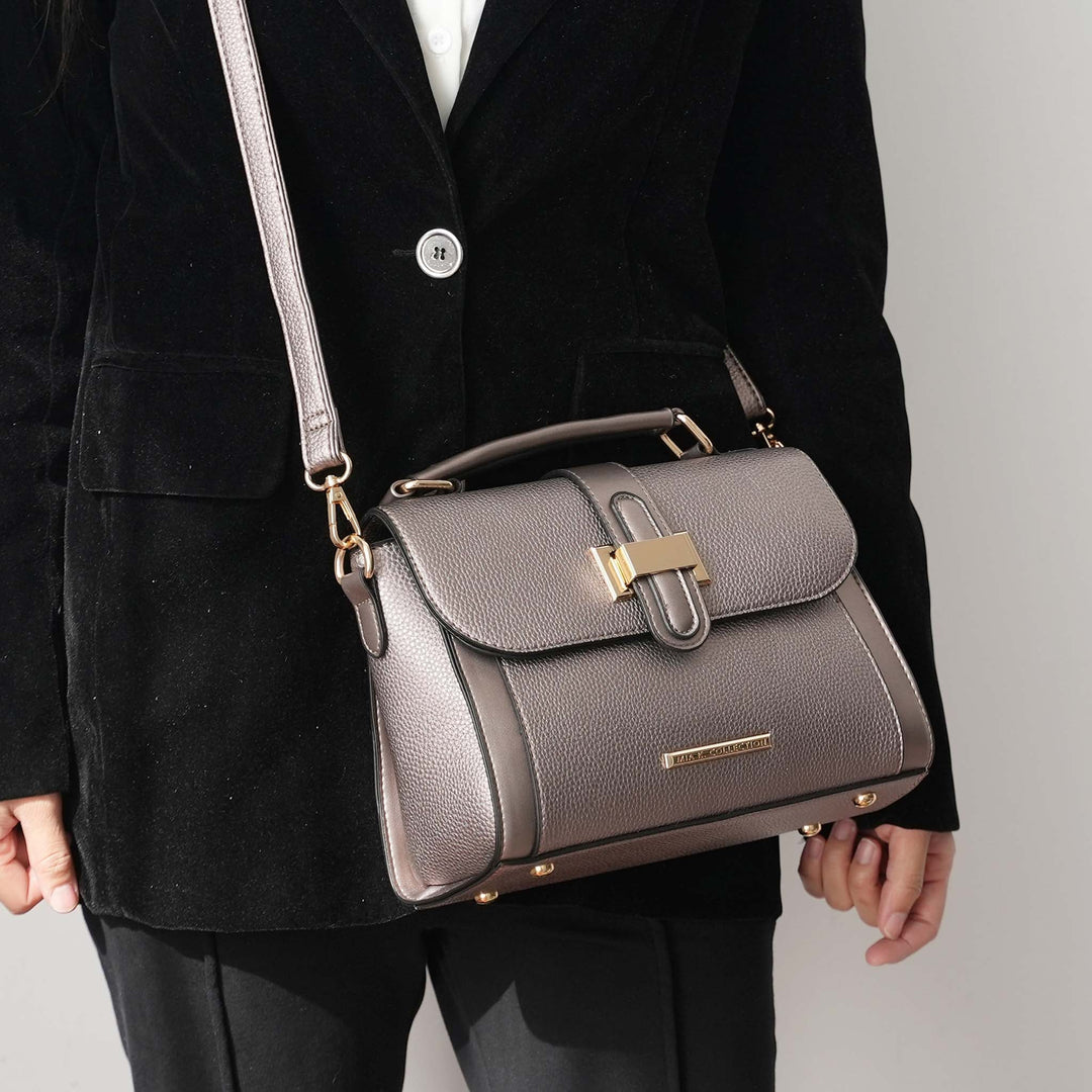 Light Grey MKF Collection By Mia K Willa Shoulder Bag