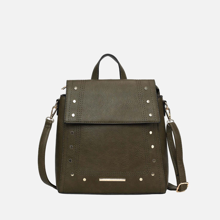 Olive MKF Collection By Mia K Elke Convertible Backpack