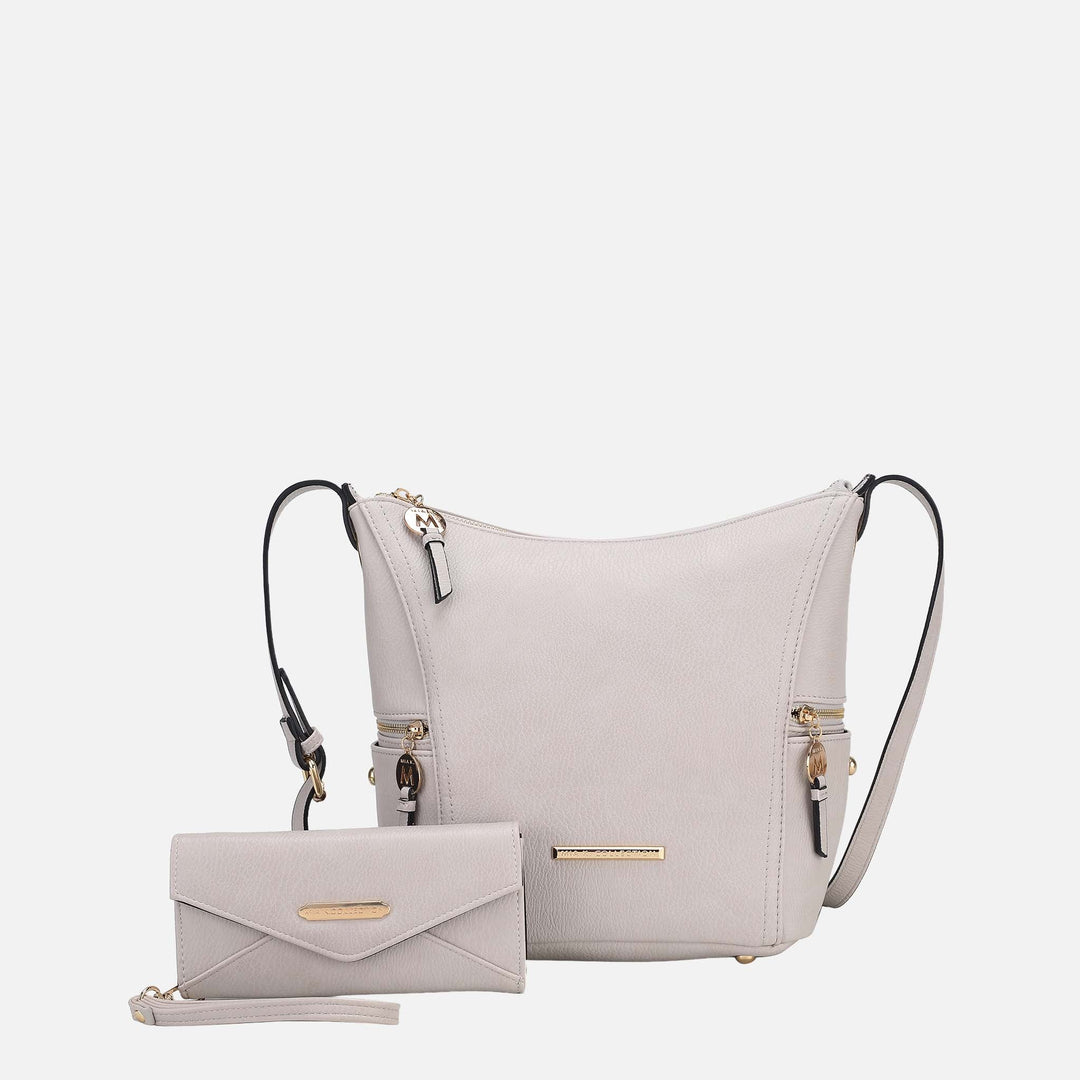Coffee MKF Collection By Mia K Lux Shoulder Bag And Set