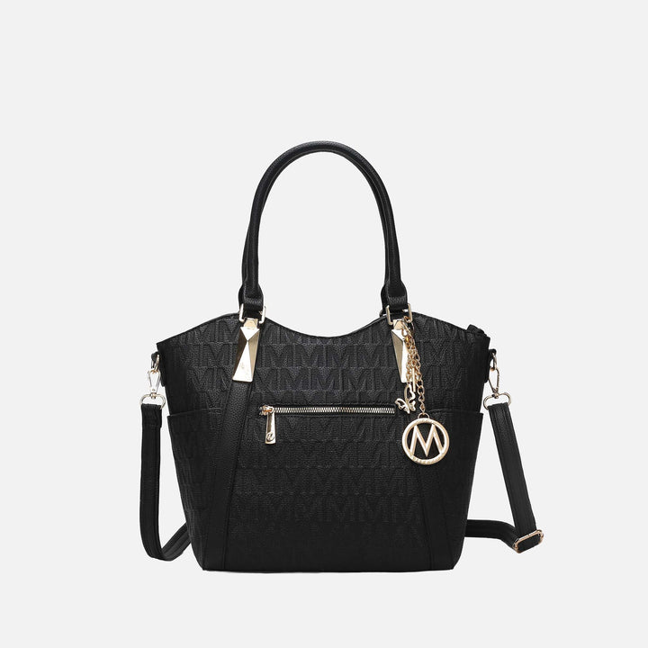 Red MKF Collection By Mia K Hazel Signature Tote Bag
