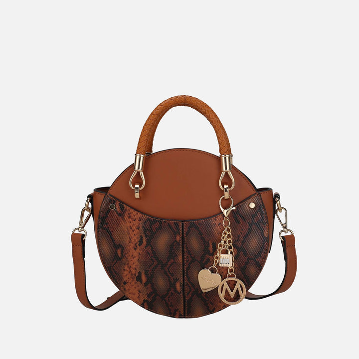 Snake Red MKF Collection By Mia K Camille Crossbody Bag