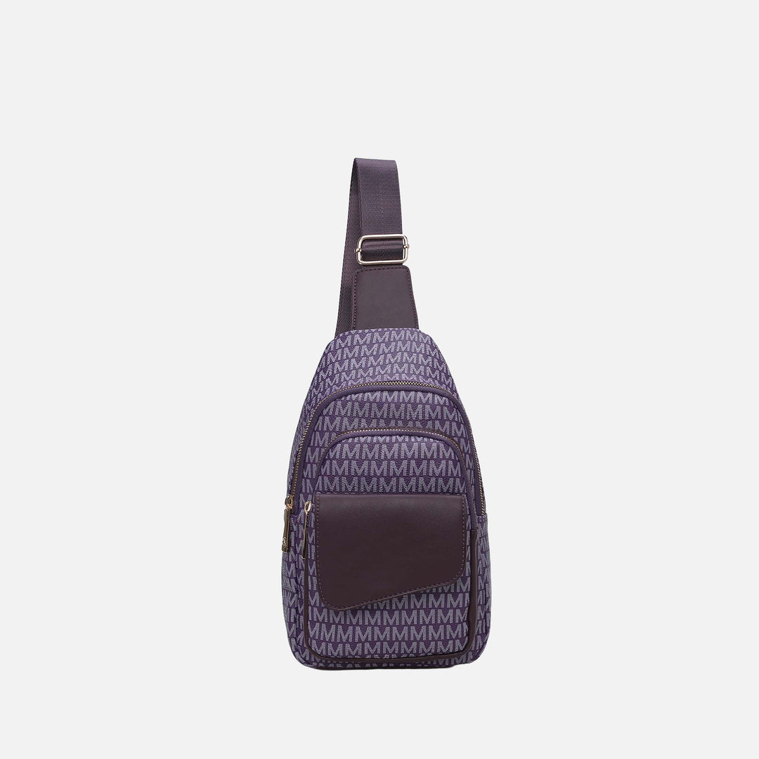 Denim Blue MKF Collection By Mia K Kace Signature Sling Bag