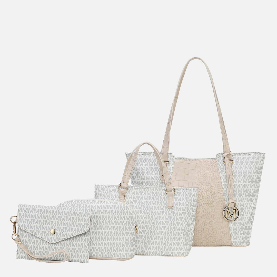 Fuchsia MKF Collection By Mia K Lippa M Signature Tote And Set