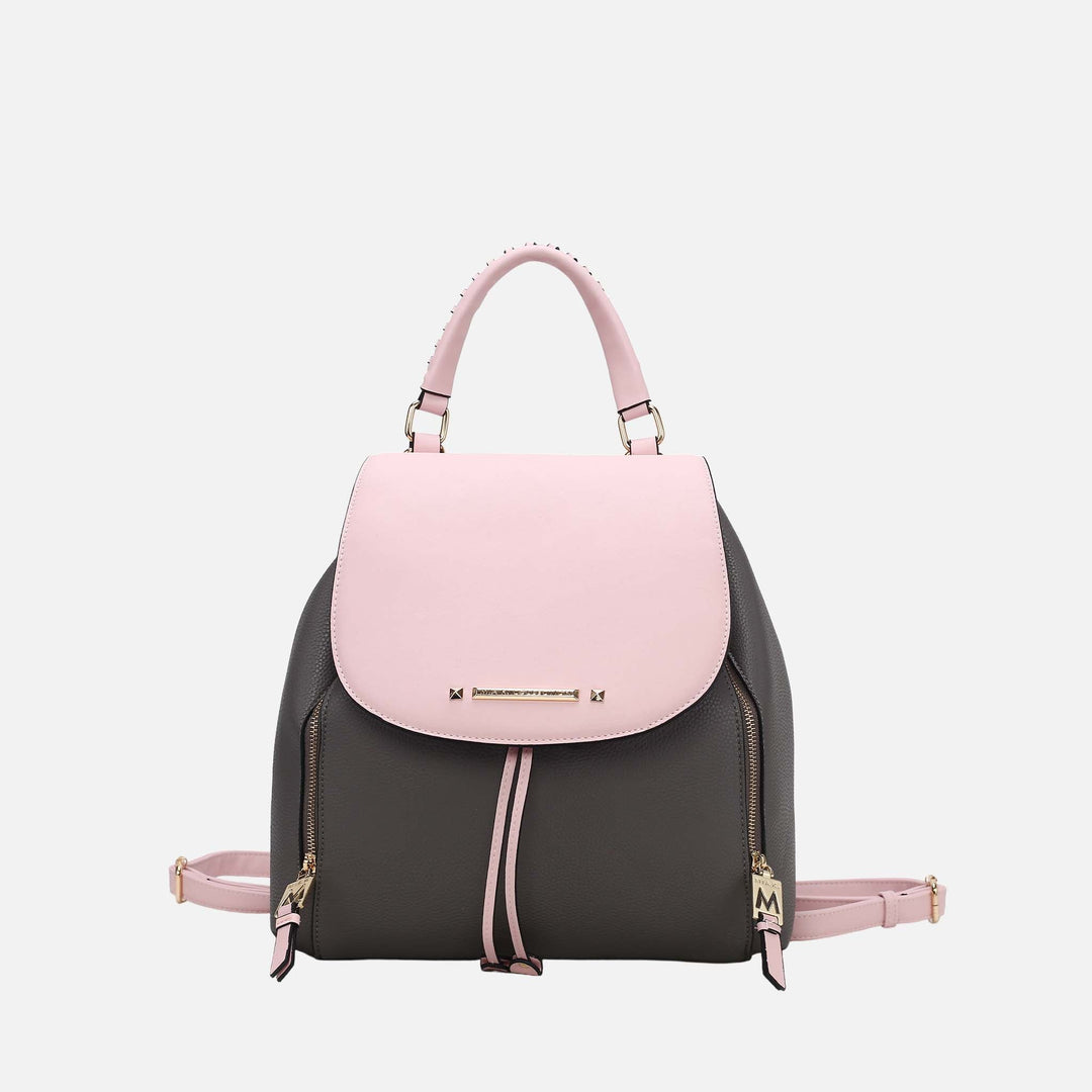 Black MKF Collection By Mia K Kimberly Backpack 1