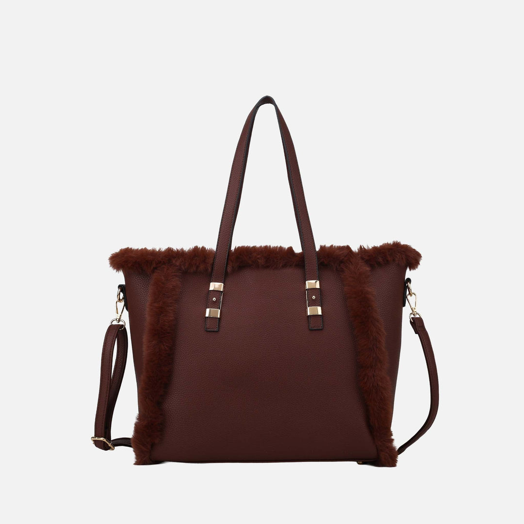 Black MKF Collection By Mia K Liza Tote Bag