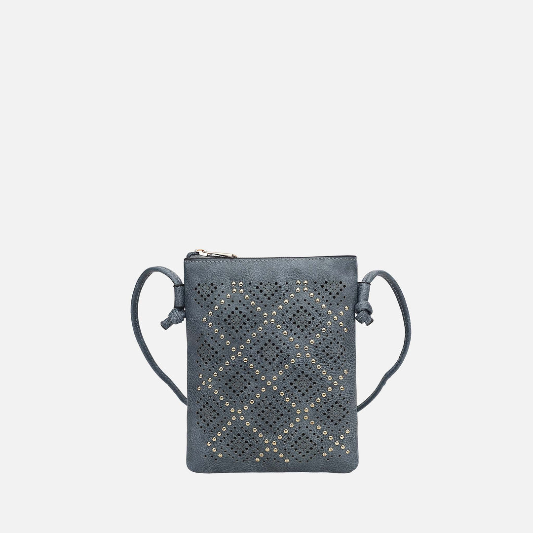 Khaki MKF Collection By Mia K Leysha Crossbody Bag