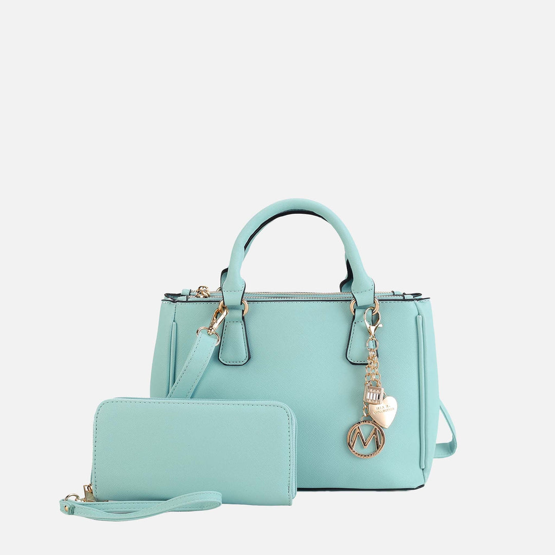 Green MKF Collection By Mia K Ruth Shoulder Bag And Set