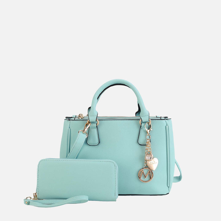 Green MKF Collection By Mia K Ruth Shoulder Bag And Set