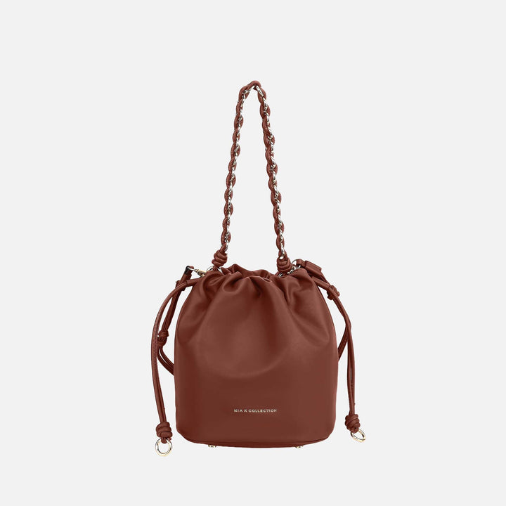 Taupe MKF Collection By Mia K Paityn Bucket Bag