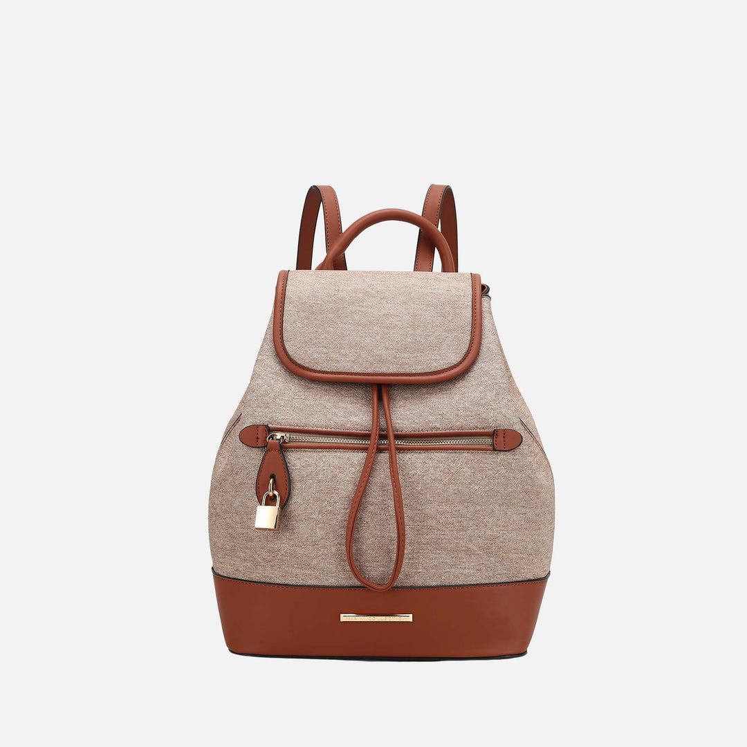 Black MKF Collection By Mia K Porsha Backpack