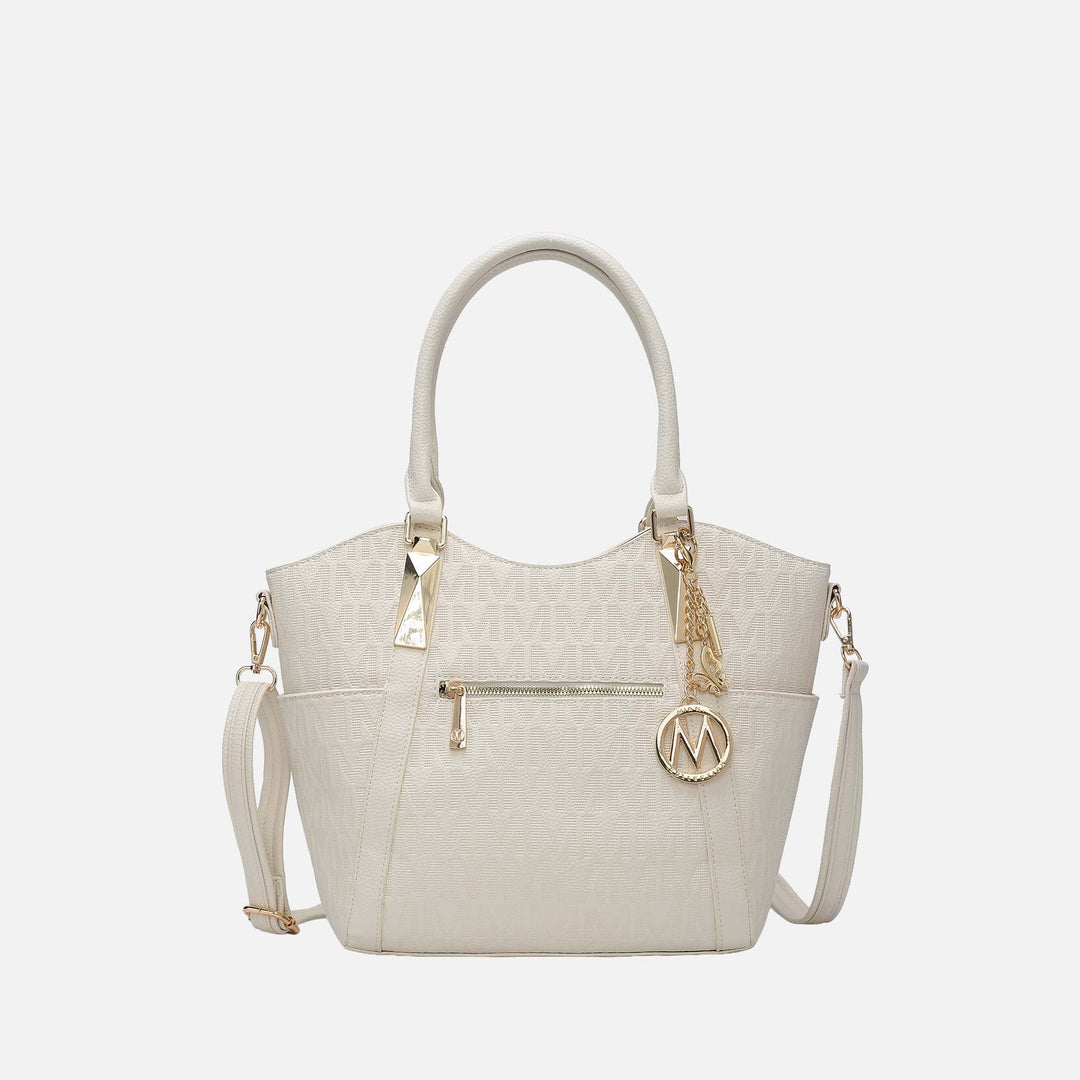 Midnight Blue MKF Collection By Mia K Hazel Signature Tote Bag