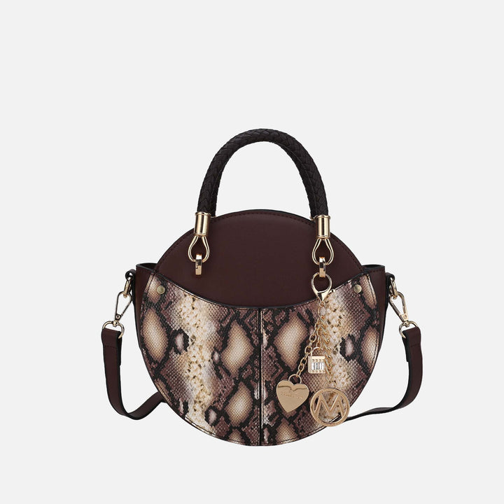 Snake Pink MKF Collection By Mia K Camille Crossbody Bag