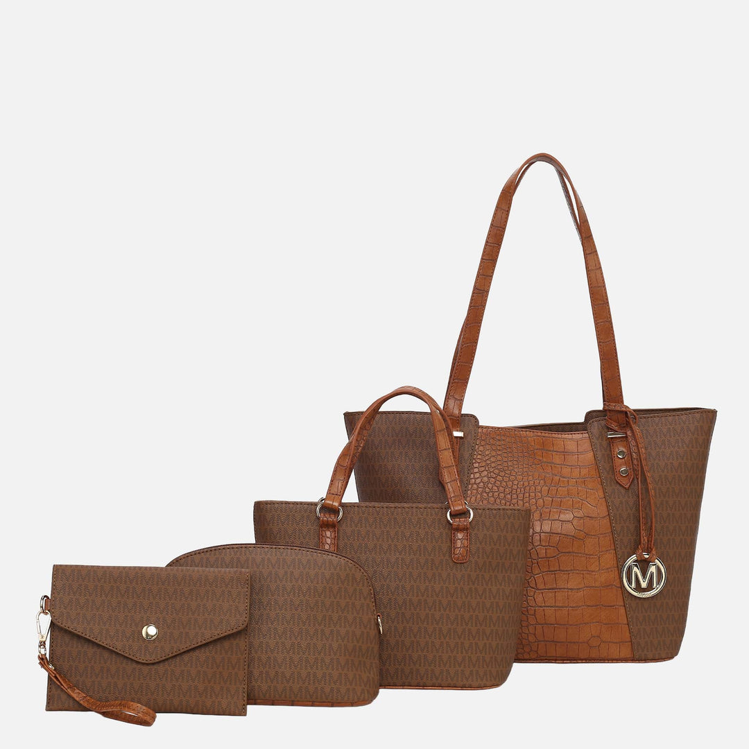 MKF Collection By Mia K Lippa M Signature Tote And Set