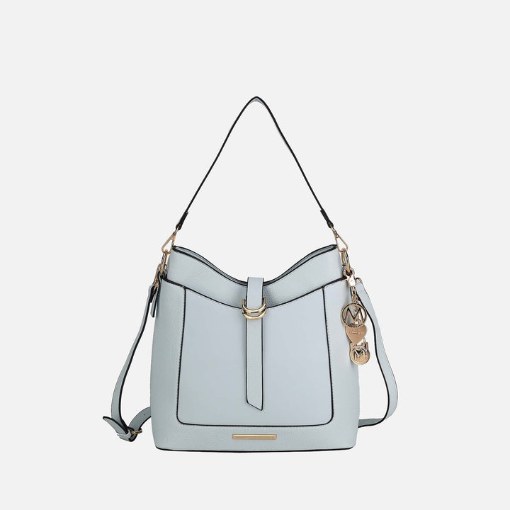 Charcoal Grey MKF Collection By Mia K Geneva Shoulder Bag