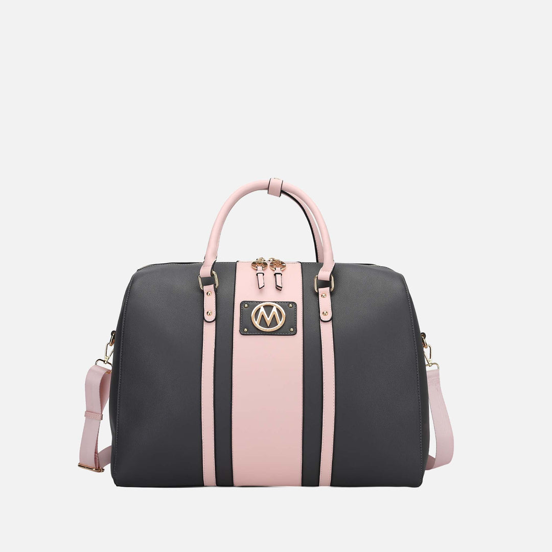 Black MKF Collection By Mia K Melissa Weekender Bag