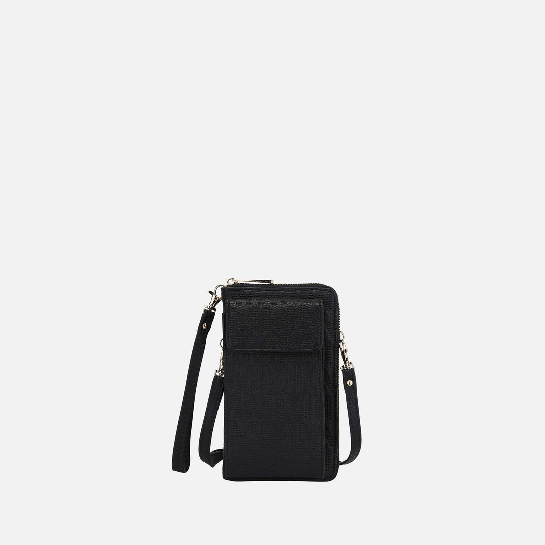 Gray MKF Collection By Mia K Caddy Signature Phone Crossbody