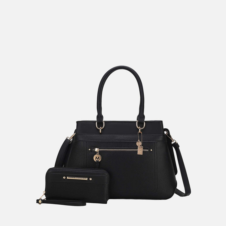 Golden Poppy MKF Collection By Mia K Gardenia Tote Bag And Wallet Set