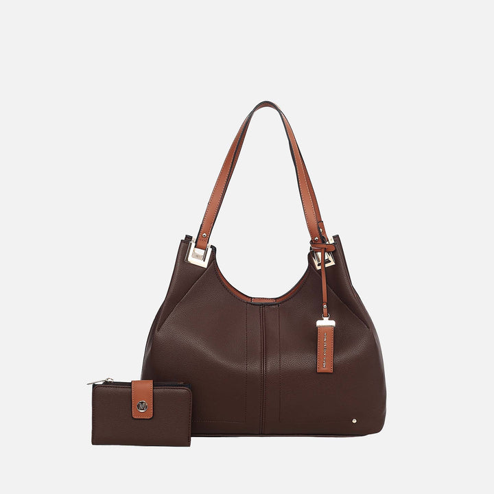 Pewter MKF Collection By Mia K Estelle Shoulder Bag