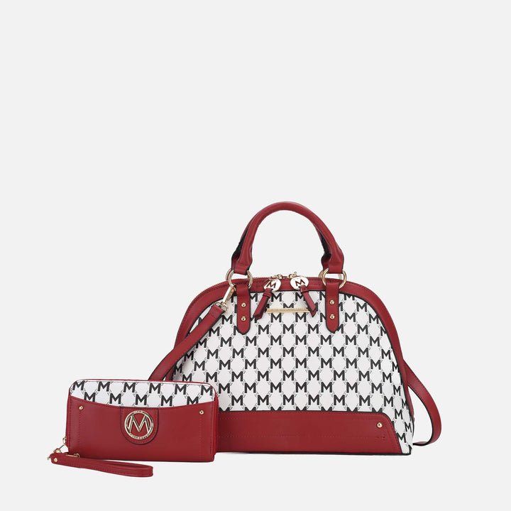 Mustard MKF Collection By Mia K Frida Shoulder Bag And Set