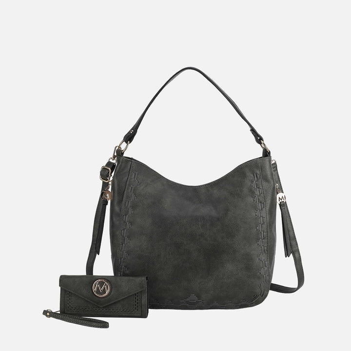 MKF Collection By Mia K Lucille 2Pcs Shoulder And Wallet