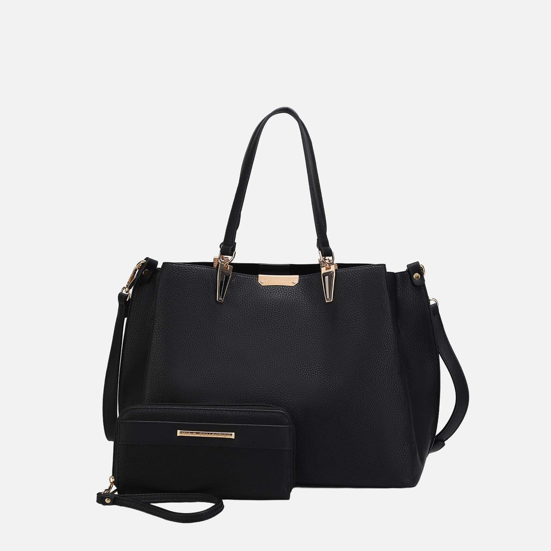 Light Blue MKF Collection By Mia K Kane Shoulder Bag And Set