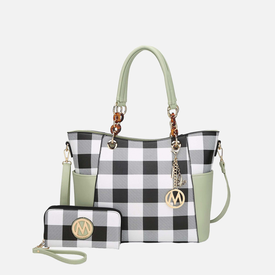 MKF Collection By Mia K Bonita Tote Bag And Wallet Set 1