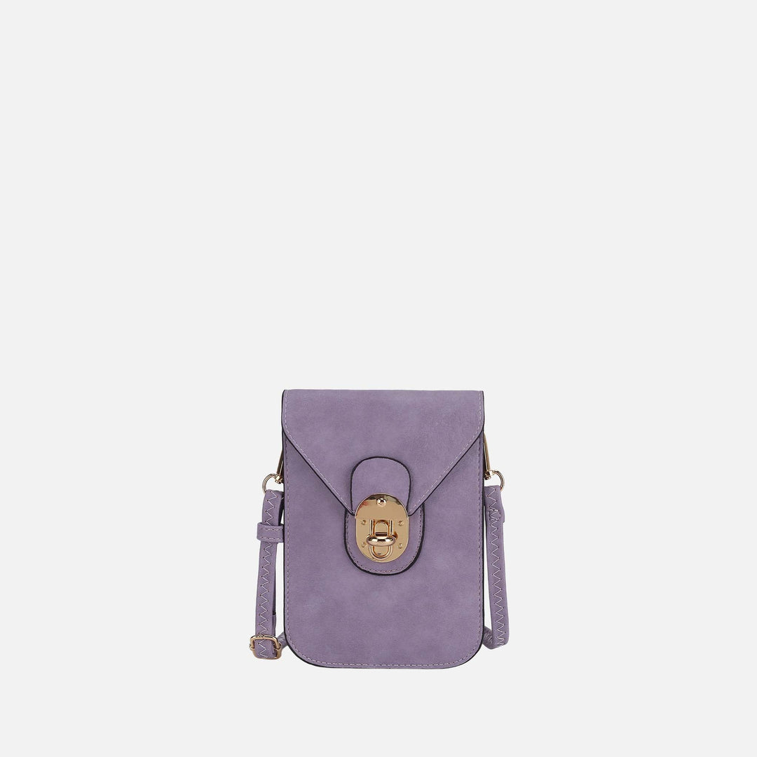 Cognac Brown MKF Collection By Mia K Kianna Phone Crossbody Bag