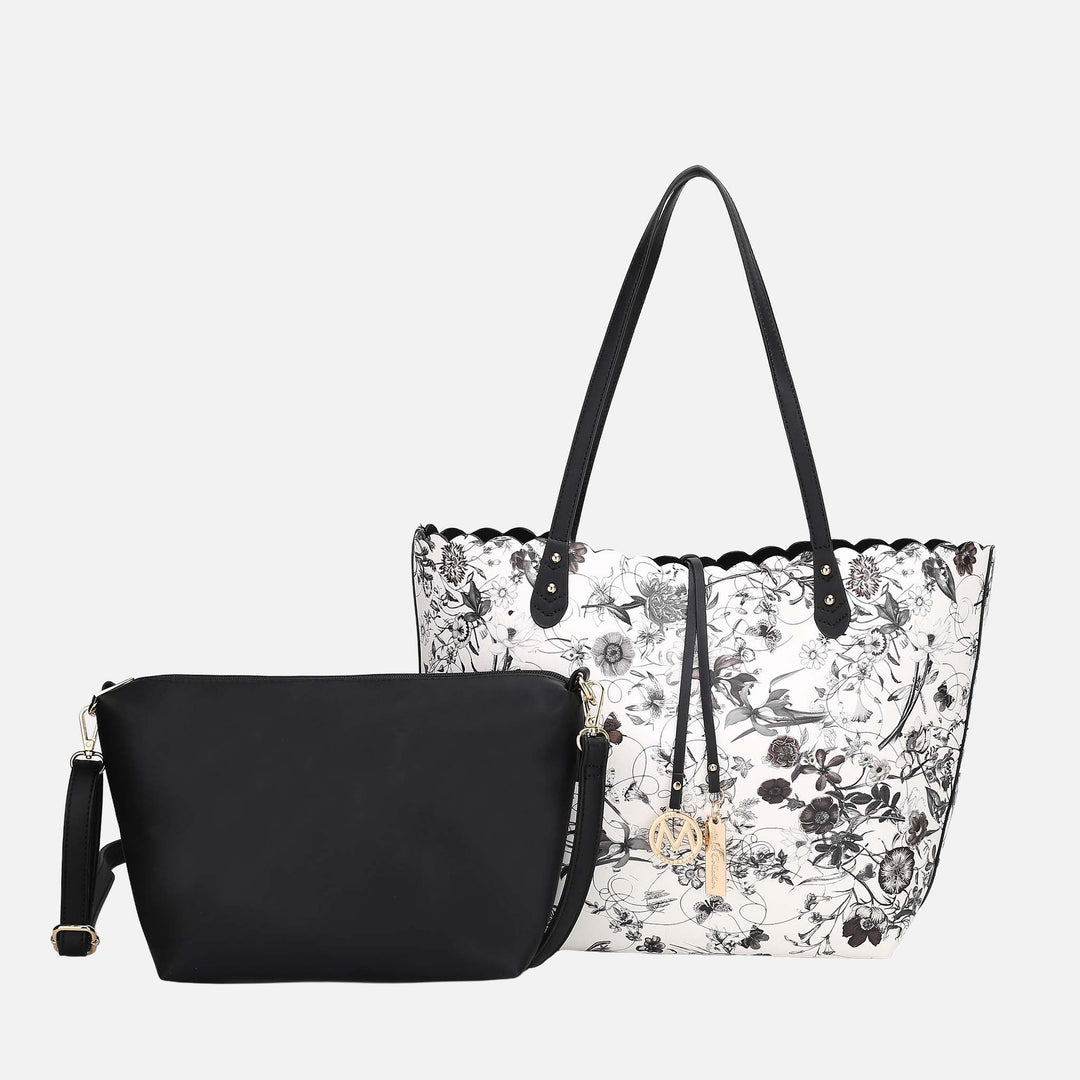 Fuchsia MKF Collection By Mia K Danielle Tote Bag And Set