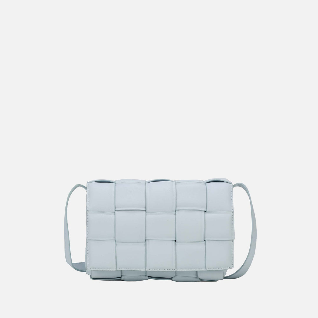 Pewter MKF Collection By Mia K Ginger Woven Shoulder Bag