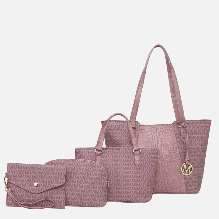 MKF Collection By Mia K Lippa M Signature Tote And Set