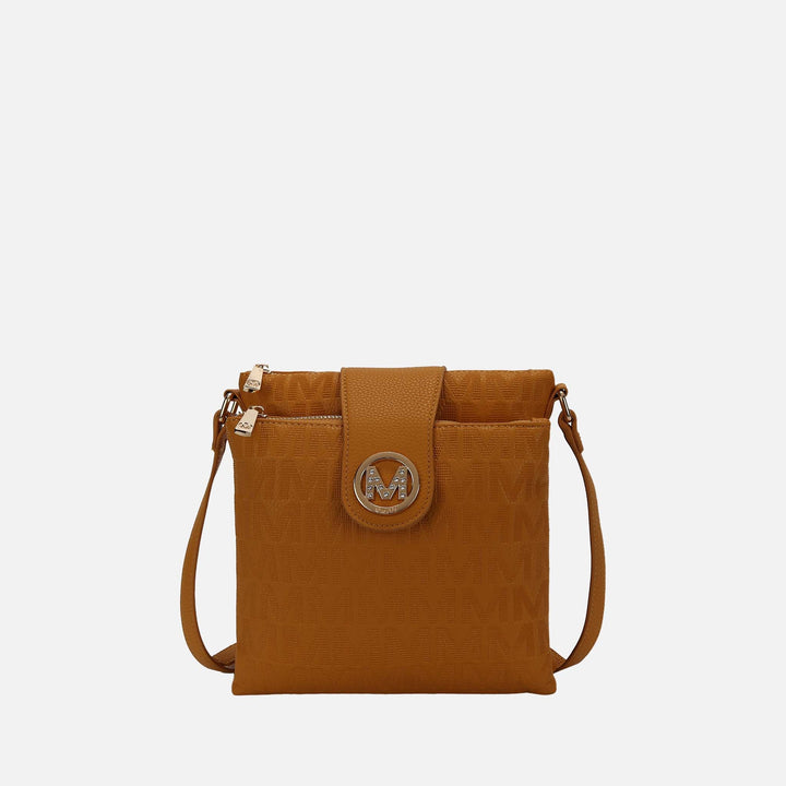 Chocolate MKF Collection By Mia K Marietta Signature Crossbody Bag