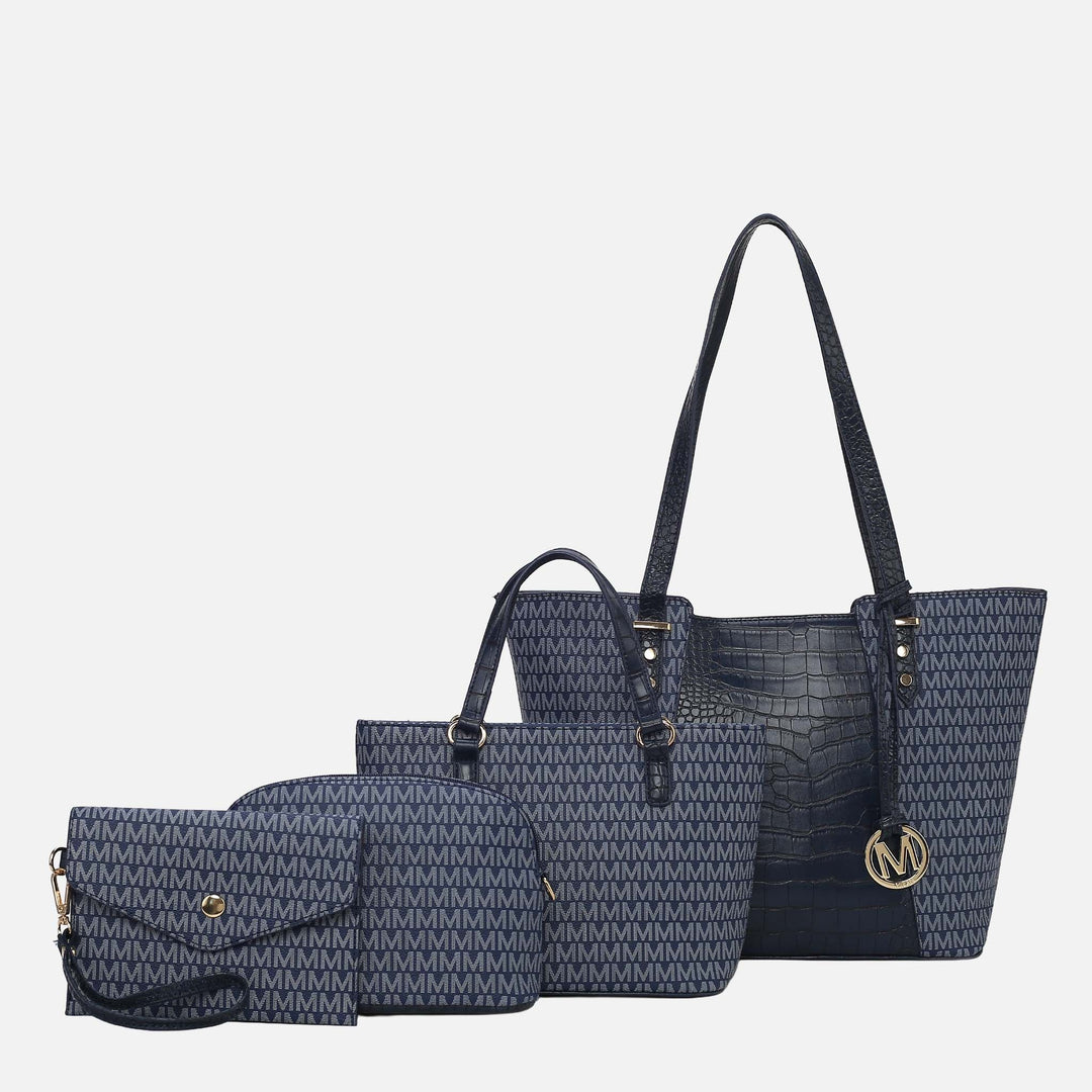 MKF Collection By Mia K Lippa M Signature Tote And Set