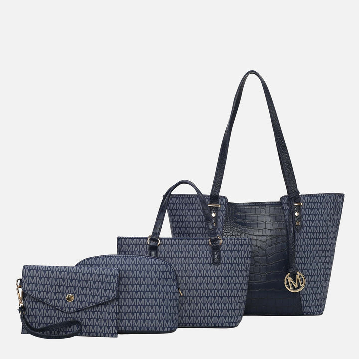 MKF Collection By Mia K Lippa M Signature Tote And Set