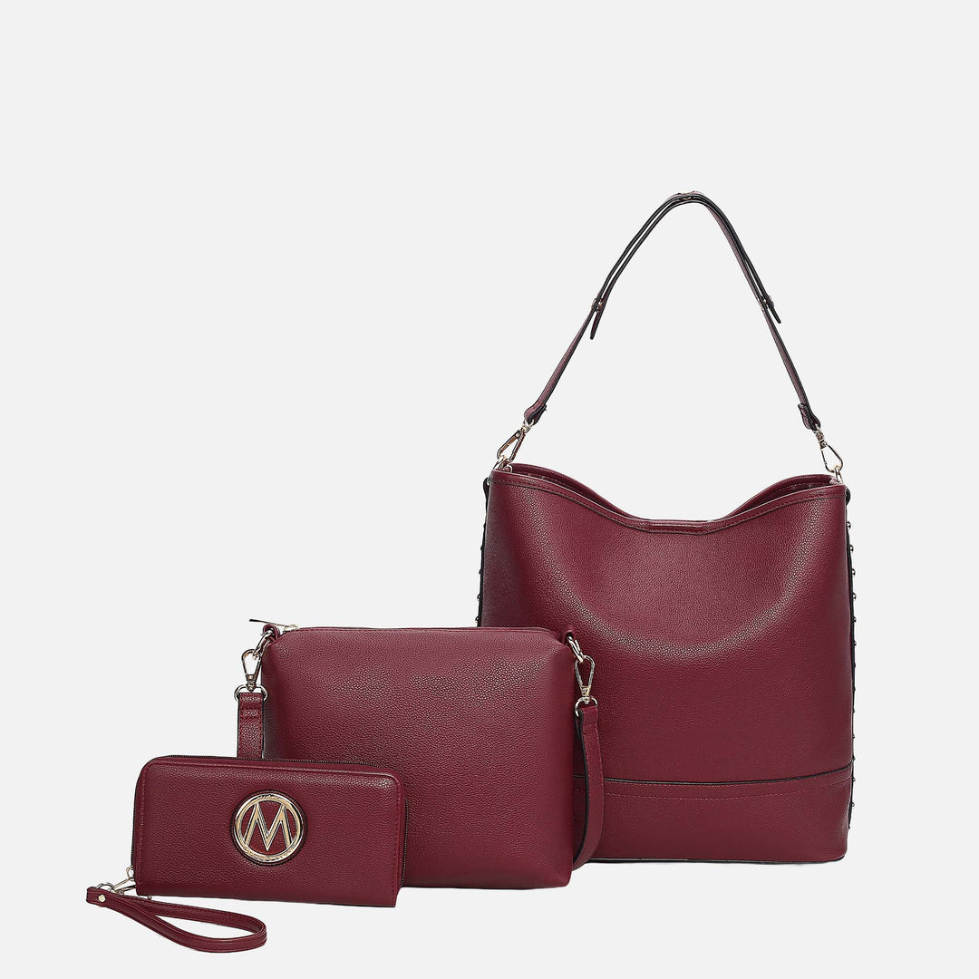Denim MKF Collection By Mia K Ultimate Shoulder Bag And Set