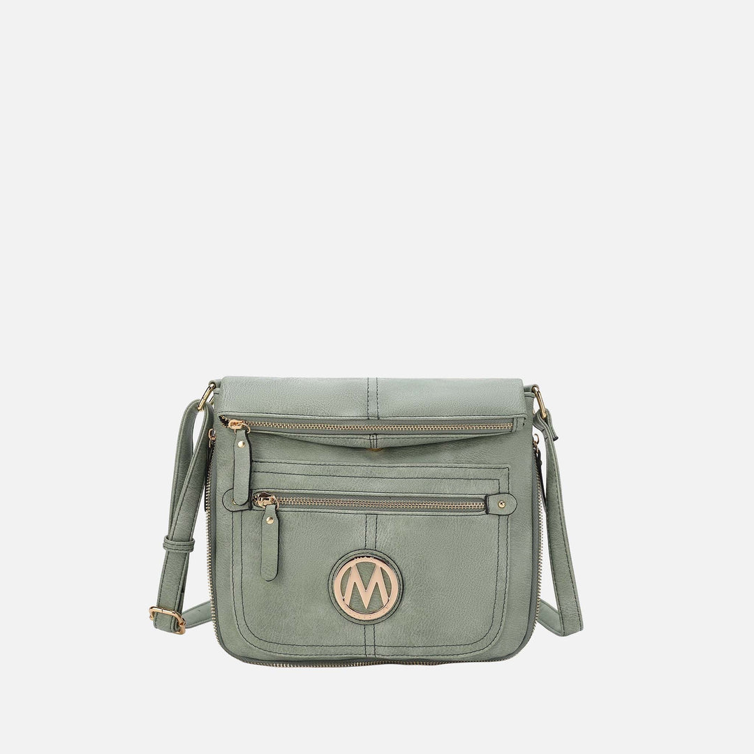Turquoise MKF Collection By Mia K Luciana Crossbody Bag