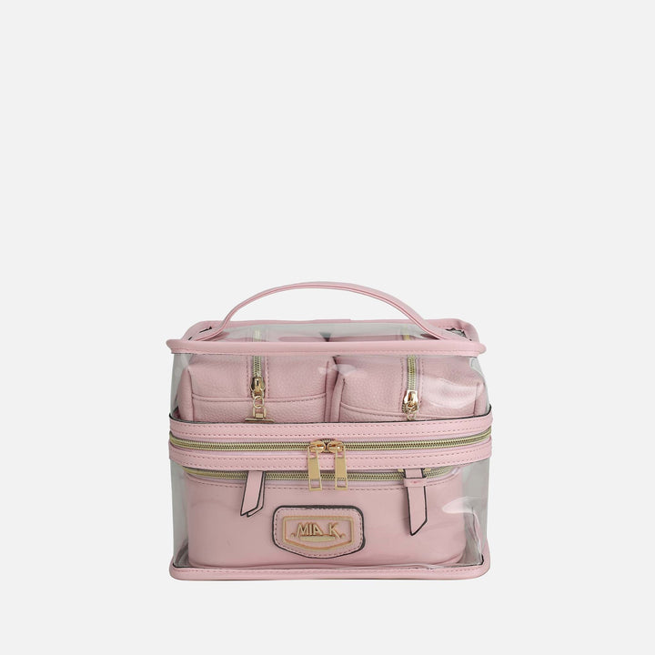 Red MKF Collection By Mia K Emma Cosmetic Case And Set