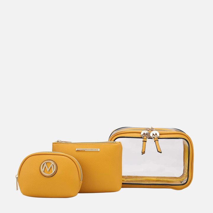 Indigo MKF Collection By Mia K Laura Cosmetic Case And Set