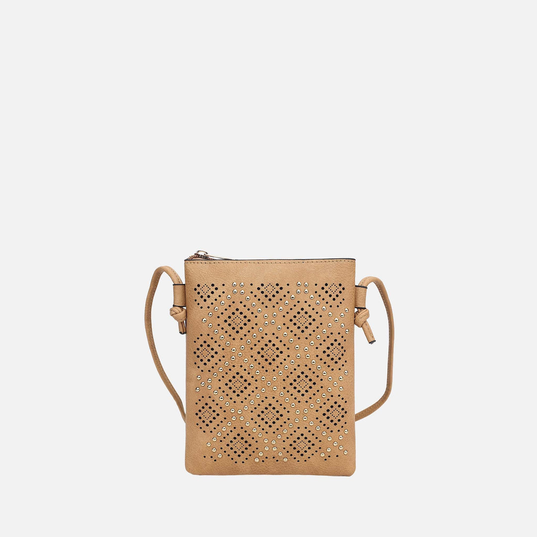 Burgundy MKF Collection By Mia K Leysha Crossbody Bag