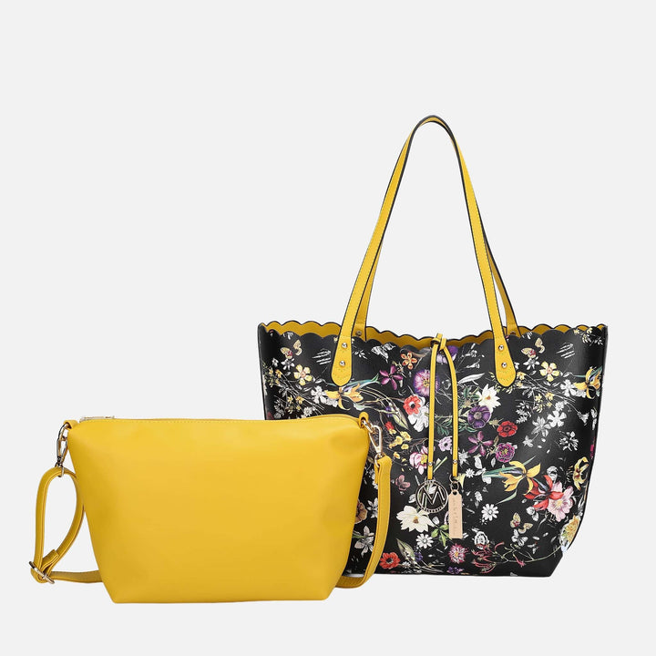 Purple MKF Collection By Mia K Danielle Tote Bag And Set