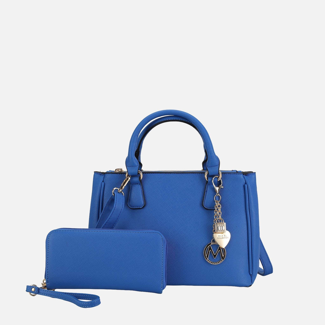 Mustard MKF Collection By Mia K Ruth Shoulder Bag And Set