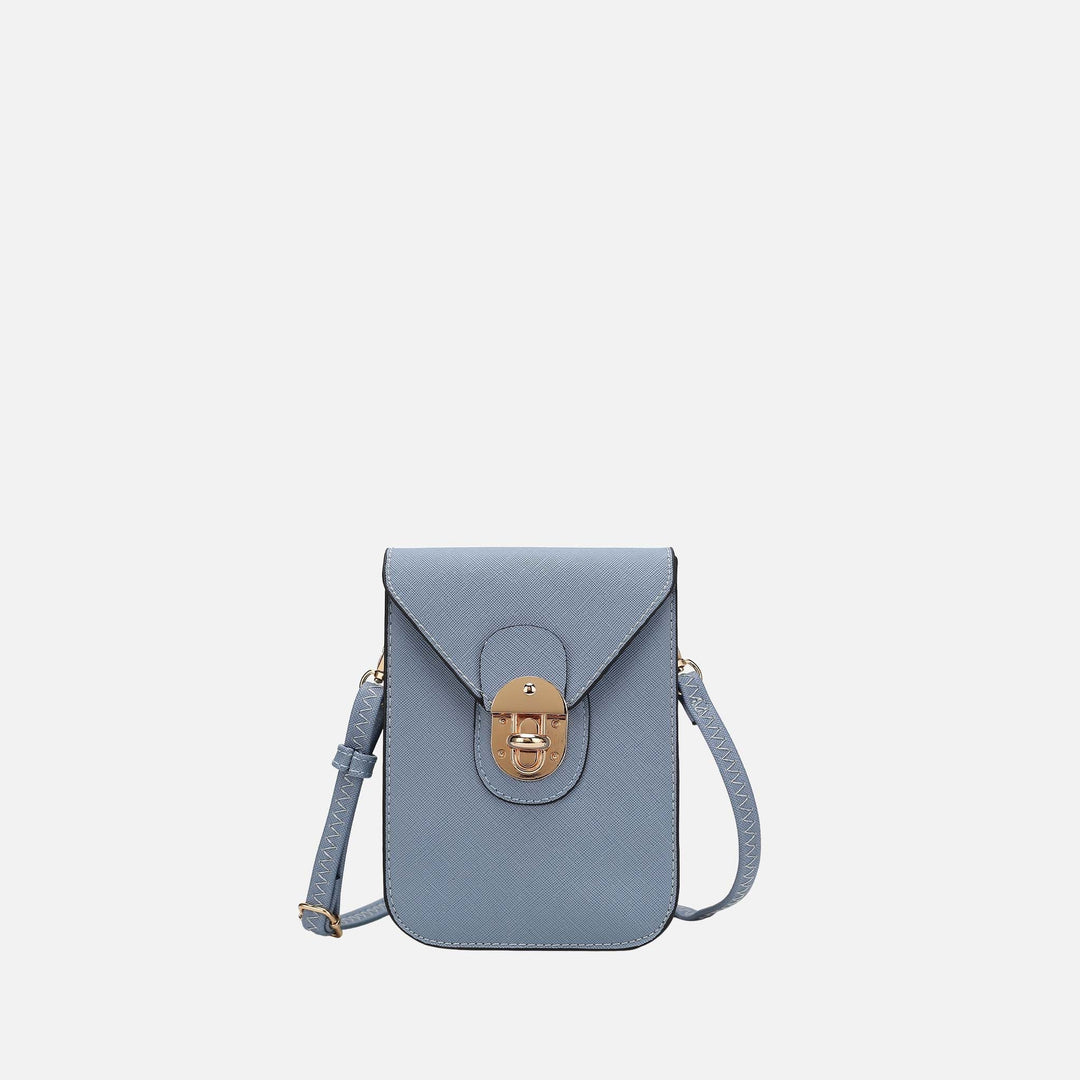 Black MKF Collection By Mia K Havana Phone Crossbody Bag