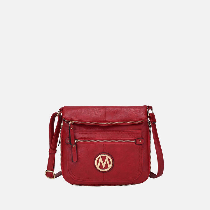 Brown MKF Collection By Mia K Luciana Crossbody Bag