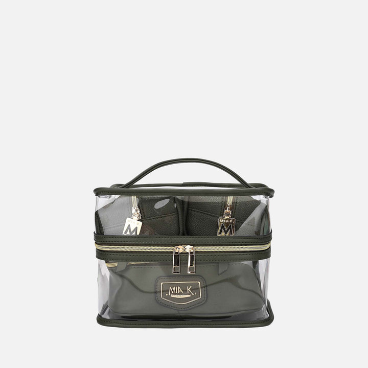 Olive MKF Collection By Mia K Emma Cosmetic Case And Set