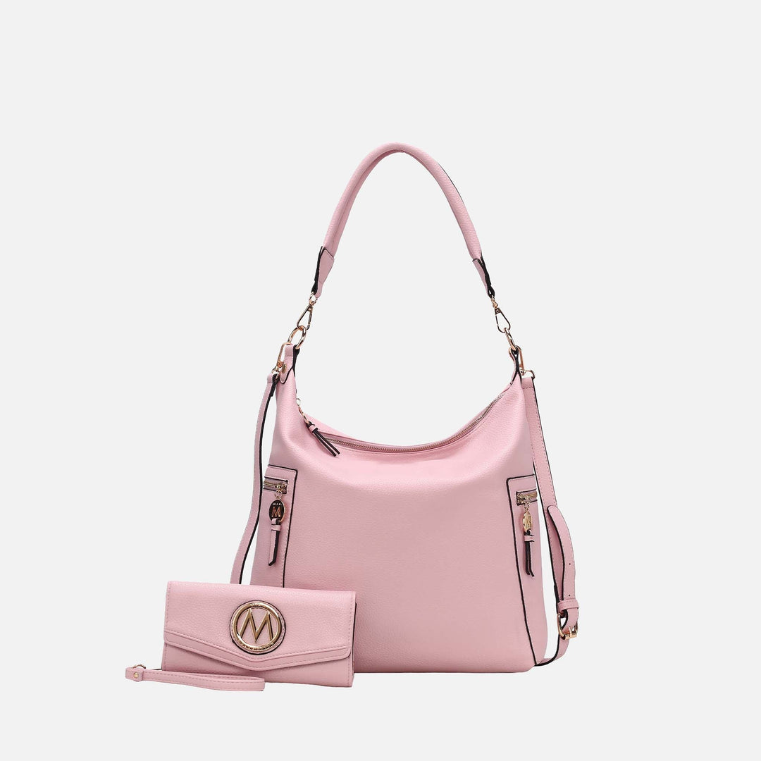 MKF Collection By Mia K Ophelia Hobo Bag And Wallet Set