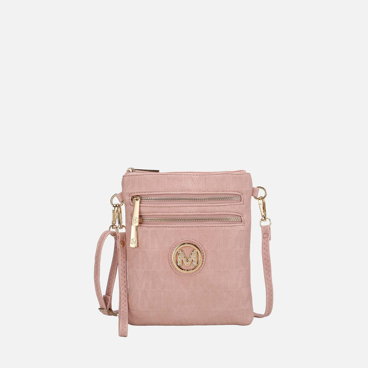 Fuchsia Rose MKF Collection By Mia K Andrea Signature Crossbody Bag