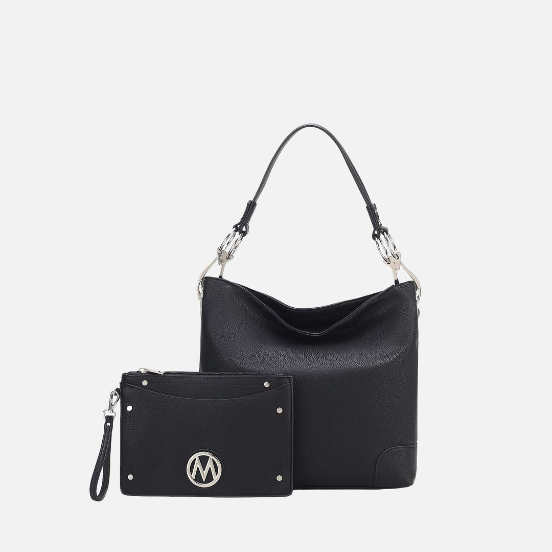 Red MKF Collection By Mia K Viviana Hobo Bag And Wristlet Set