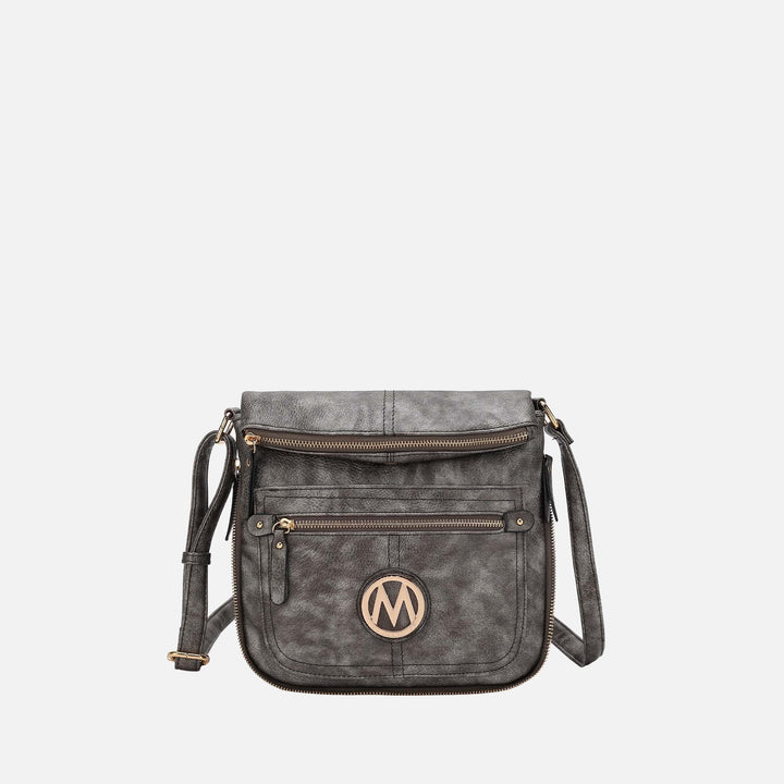 Teal MKF Collection By Mia K Luciana Crossbody Bag
