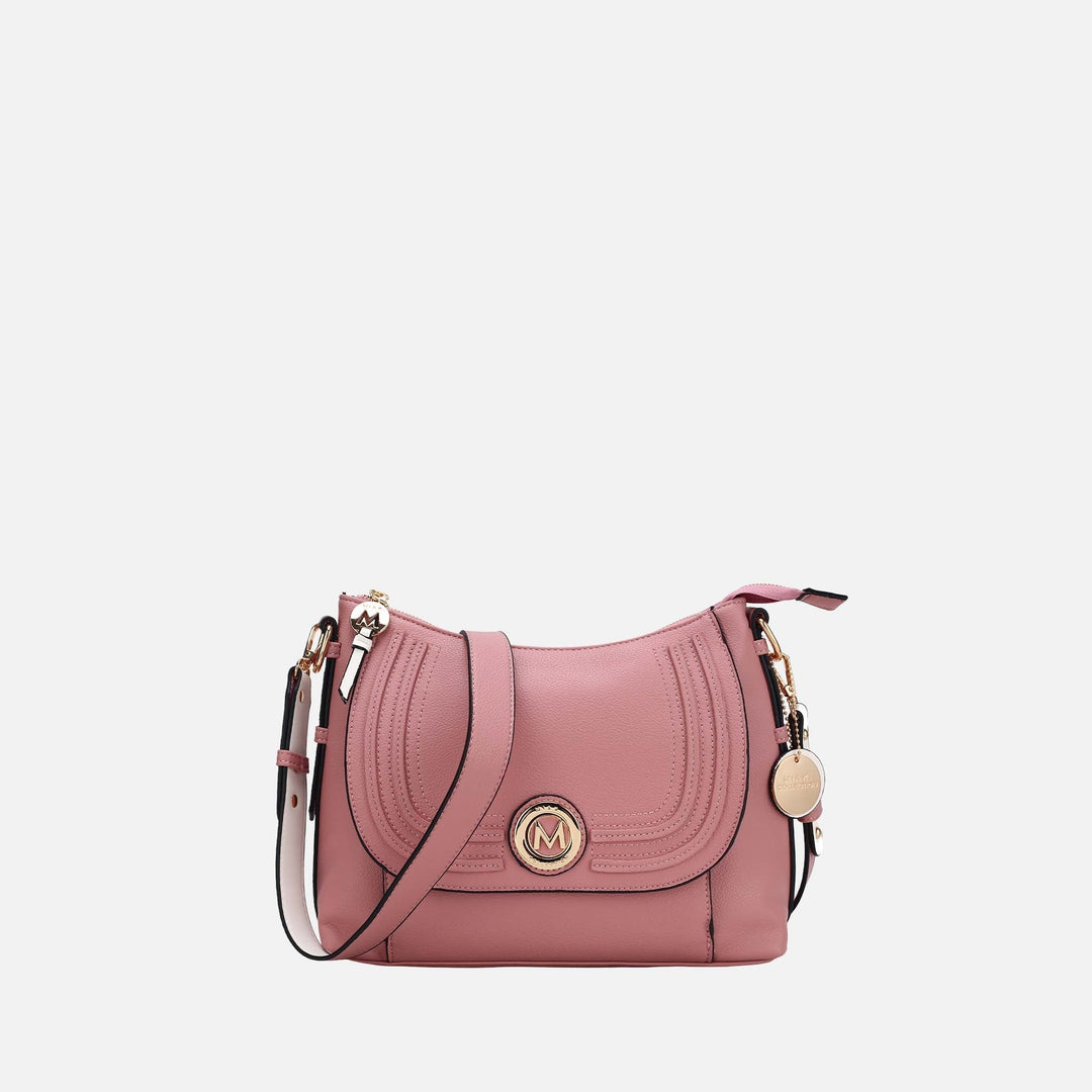 Navy Light Blue MKF Collection By Mia K Maggie Shoulder Bag